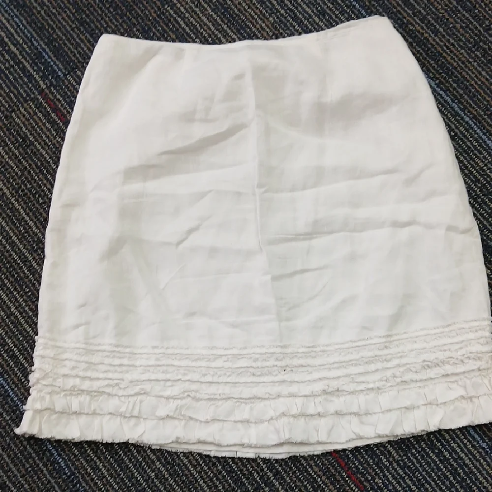 Tommy Bahama Two Palms 100% Linen Skirt Size 2 - Picture 7 of 8